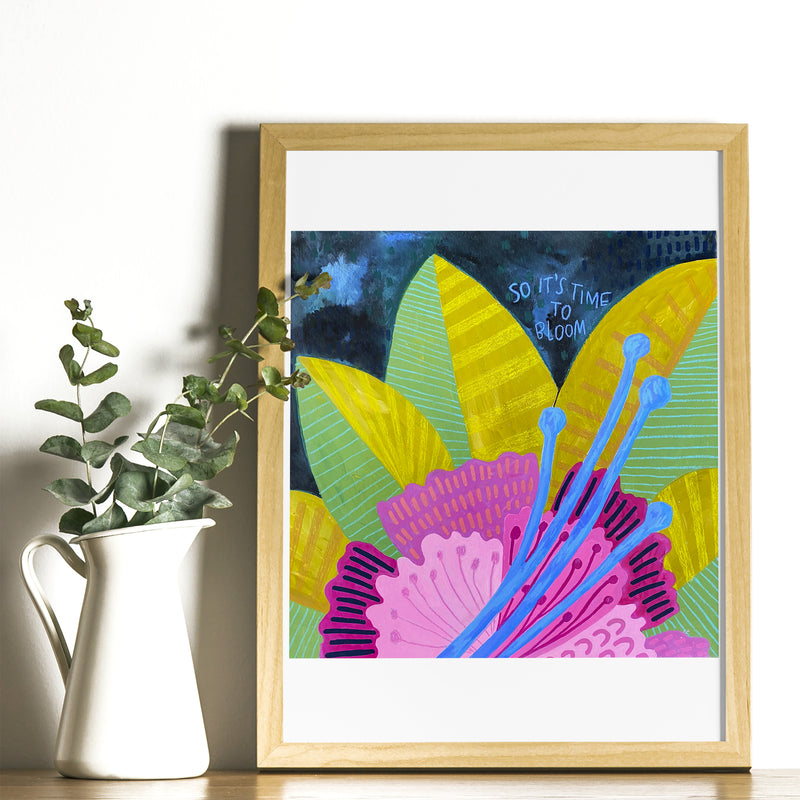 Art Print - Time To Bloom