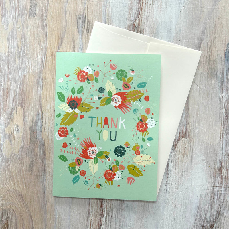 Card – Floral Thank You