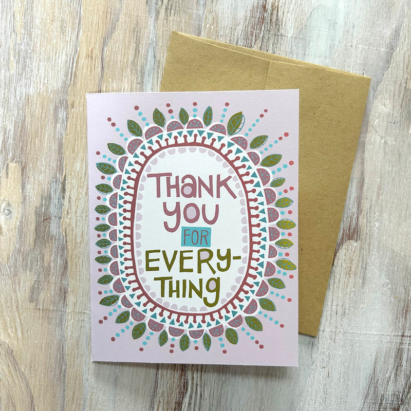 Card – Thank You For Everything