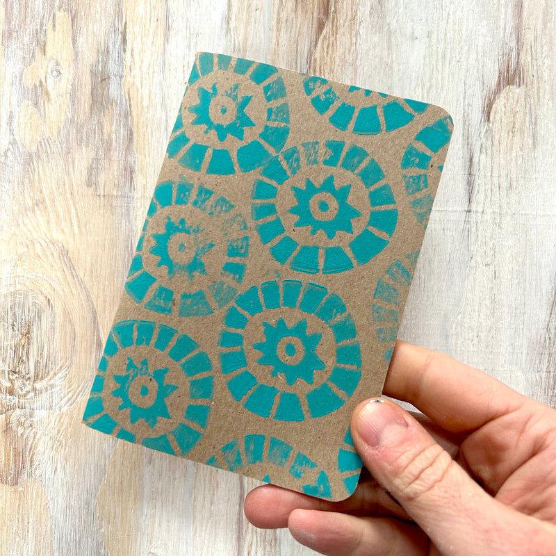 Flexible Mini Journal – Turquoise