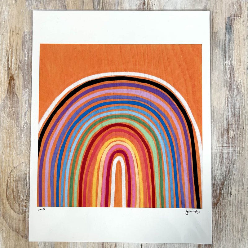 Art Print – Orange Rainbow