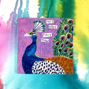 Mini 31 – Fully Here, Fully Now | Original Painting