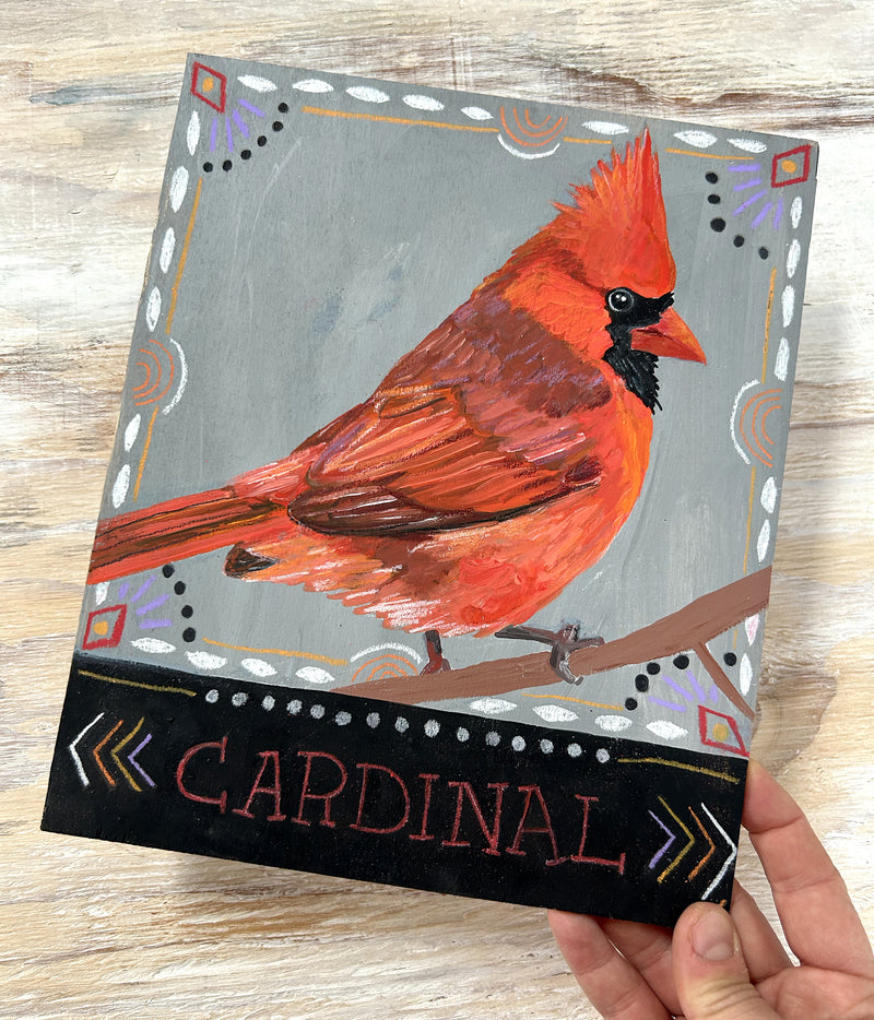 Original Painting - Cardinal
