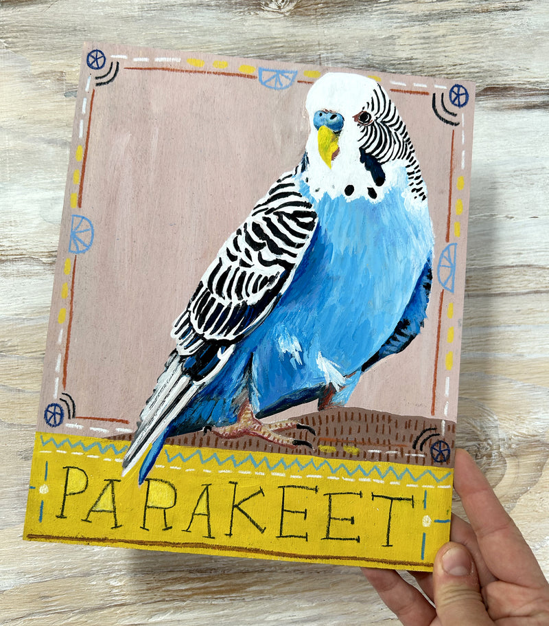 Original Painting - Parakeet