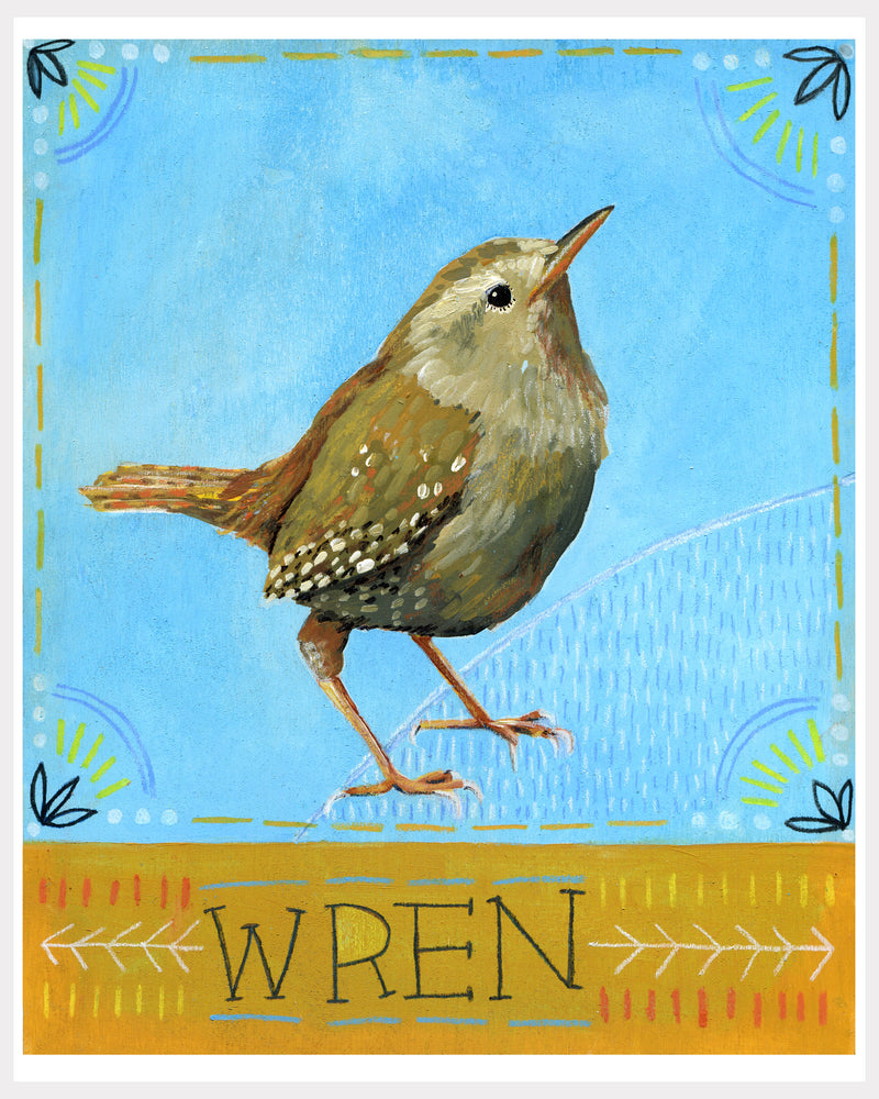 Animal Totem Print - Wren