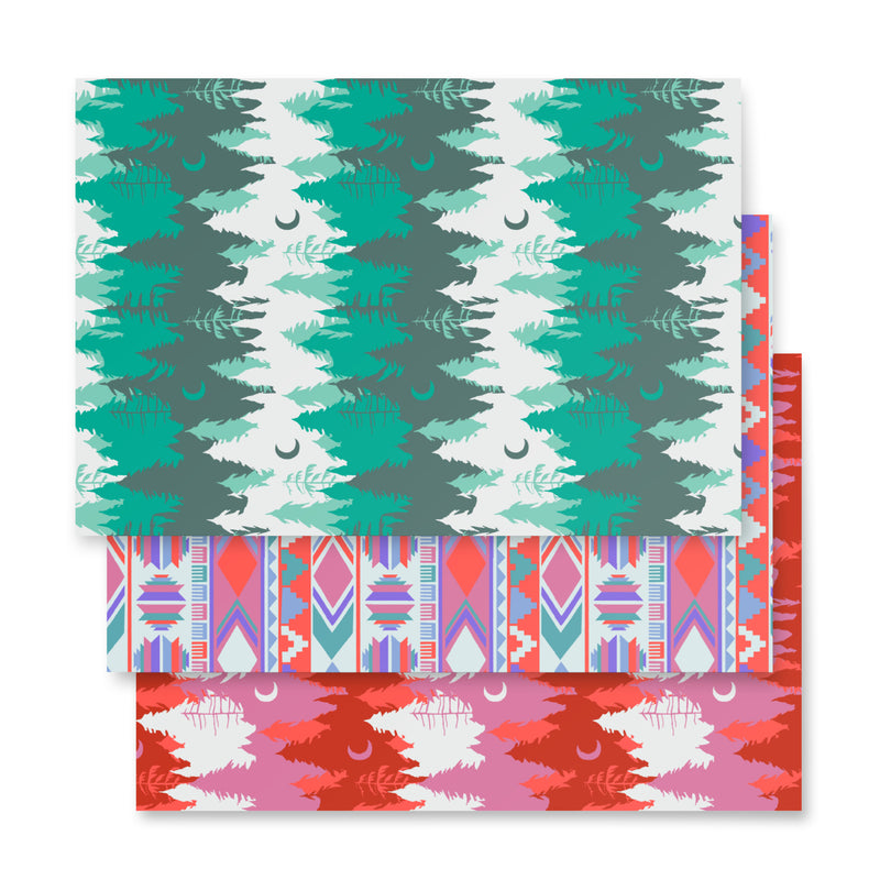 Evergreen Dream Wrapping Paper | Set of 3 Sheets