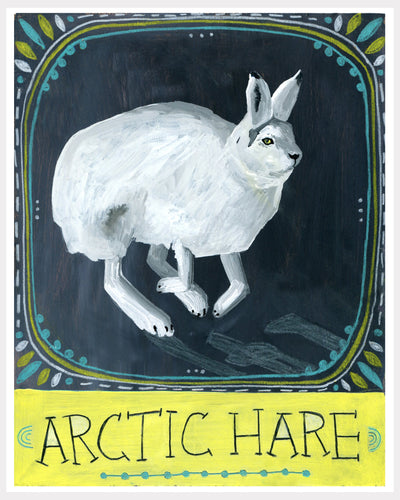Animal Totem Print - Arctic Hare