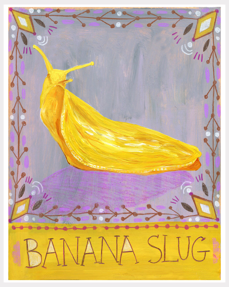 Animal Totem Print - Banana Slug