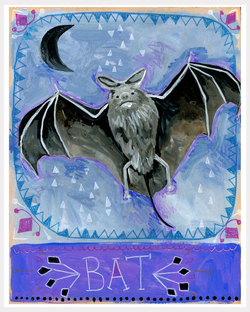 Animal Totem Print - Bat