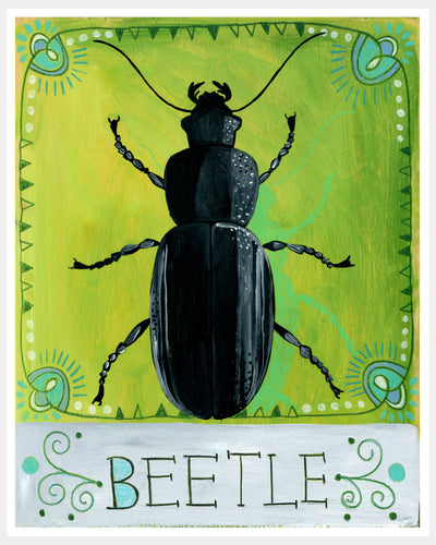 Animal Totem Print - Beetle