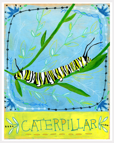 Animal Totem Print - Caterpillar