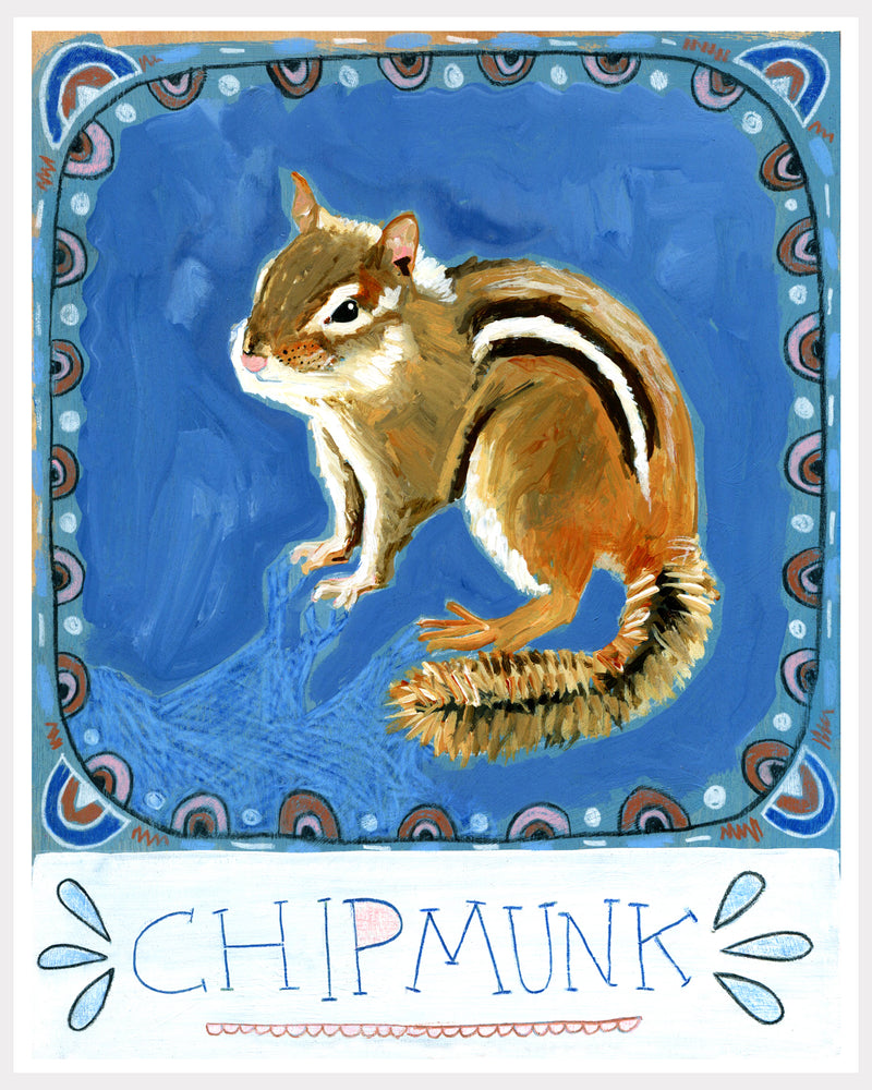 Animal Totem Print - Chipmunk