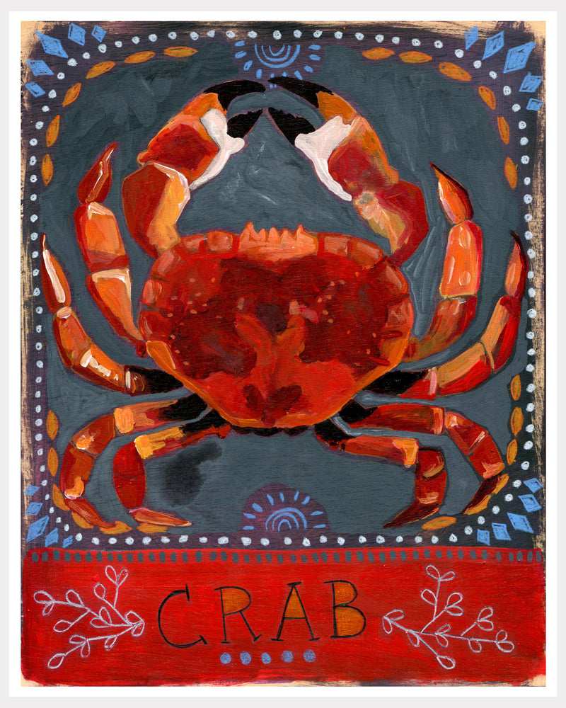 Animal Totem Print - Crab
