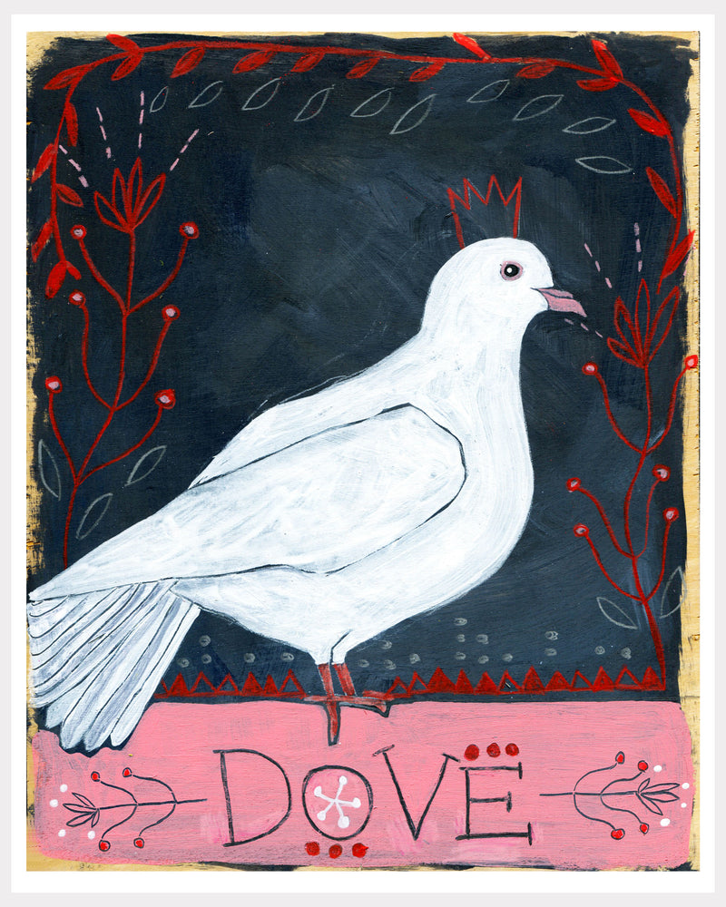 Animal Totem Print - Dove