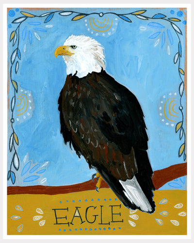 Animal Totem Print - Eagle