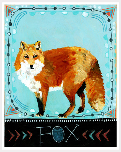 Animal Totem Print - Fox