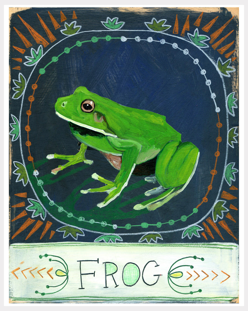 Animal Totem Print - Frog