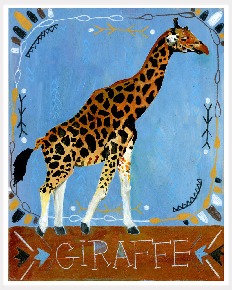 Animal Totem Print - Giraffe