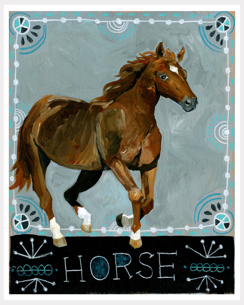 Animal Totem Print - Horse
