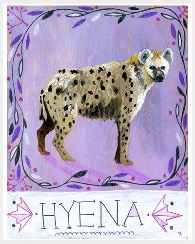 Animal Totem Print - Hyena