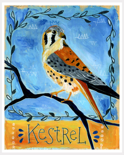 Animal Totem Print - Kestrel