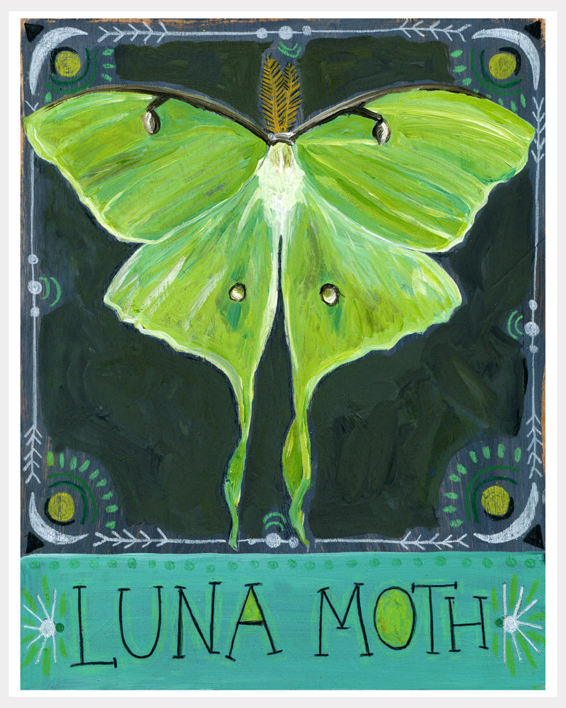 Animal Totem Print - Luna Moth