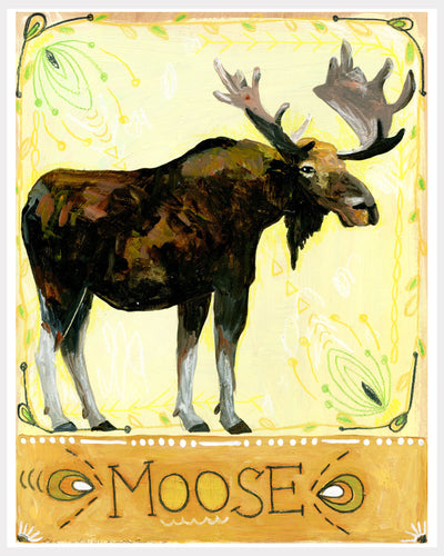 Animal Totem Print - Moose