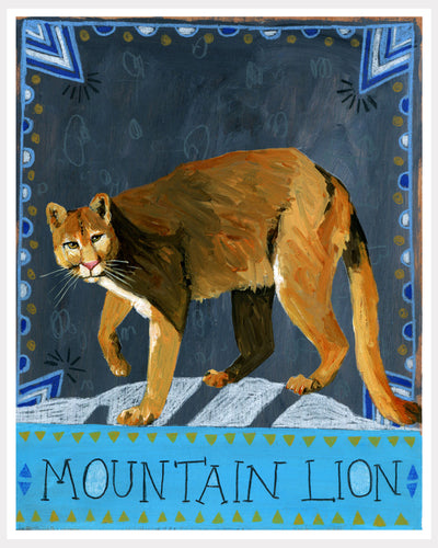Animal Totem Print - Mountain Lion