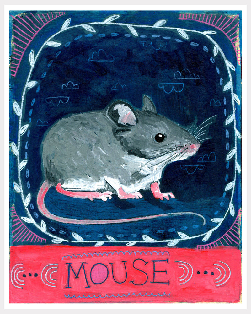 Animal Totem Print - Mouse