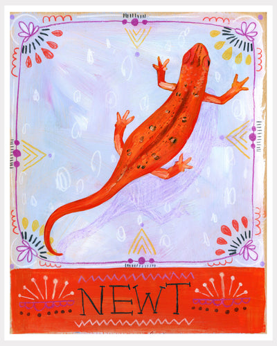 Animal Totem Print - Newt