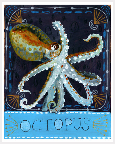 Animal Totem Print - Octopus