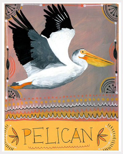 Animal Totem Print - Pelican
