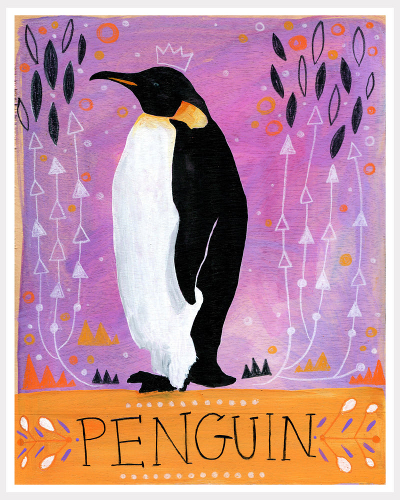 Animal Totem Print - Penguin