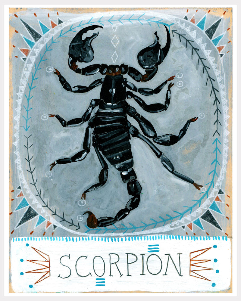 Animal Totem Print - Scorpion