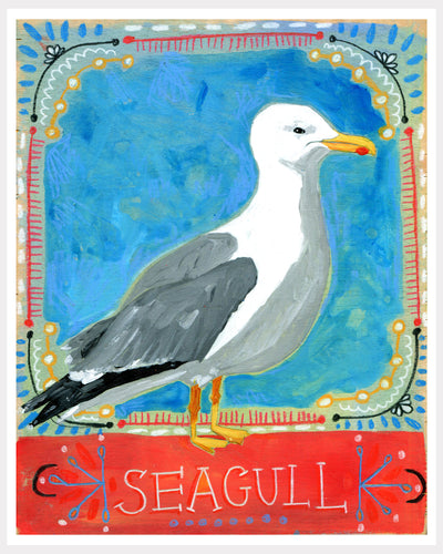 Animal Totem Print - Seagull