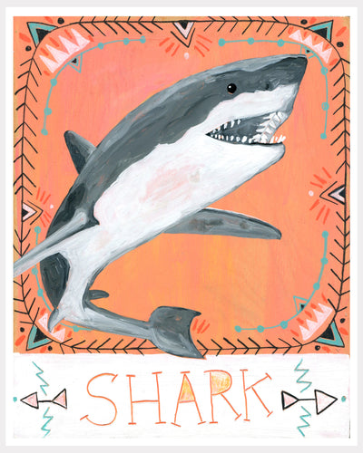 Animal Totem Print - Shark