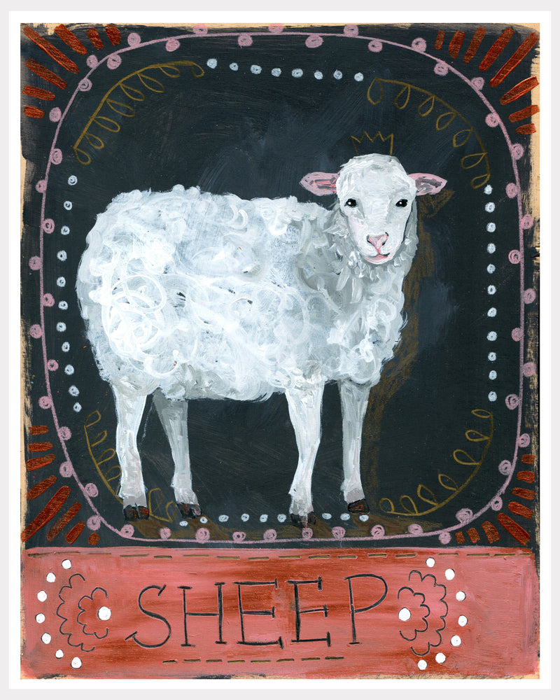 Animal Totem Print - Sheep