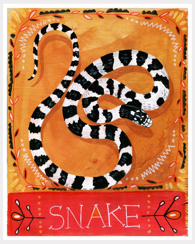 Animal Totem Print - Snake