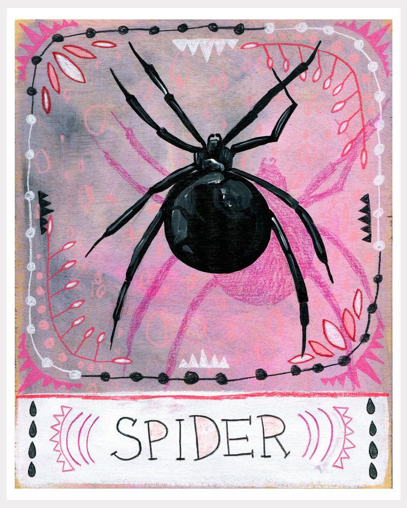Animal Totem Print - Spider