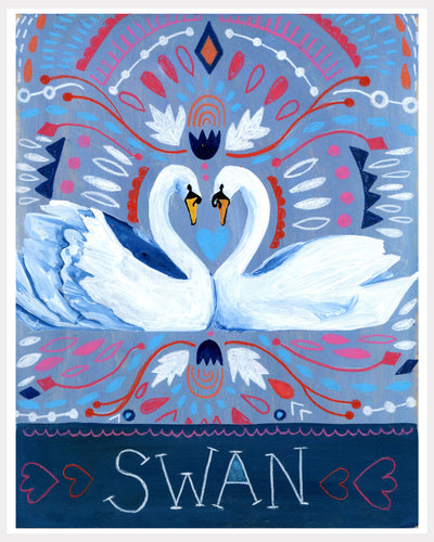 Animal Totem Print - Swan 2