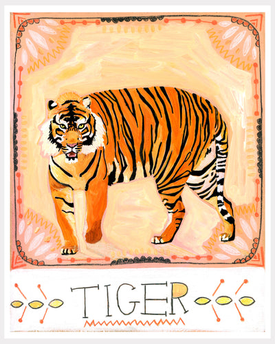 Animal Totem Print - Tiger