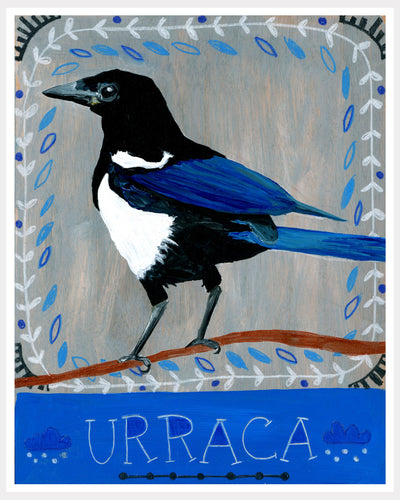 Animal Totem Print - Urraca