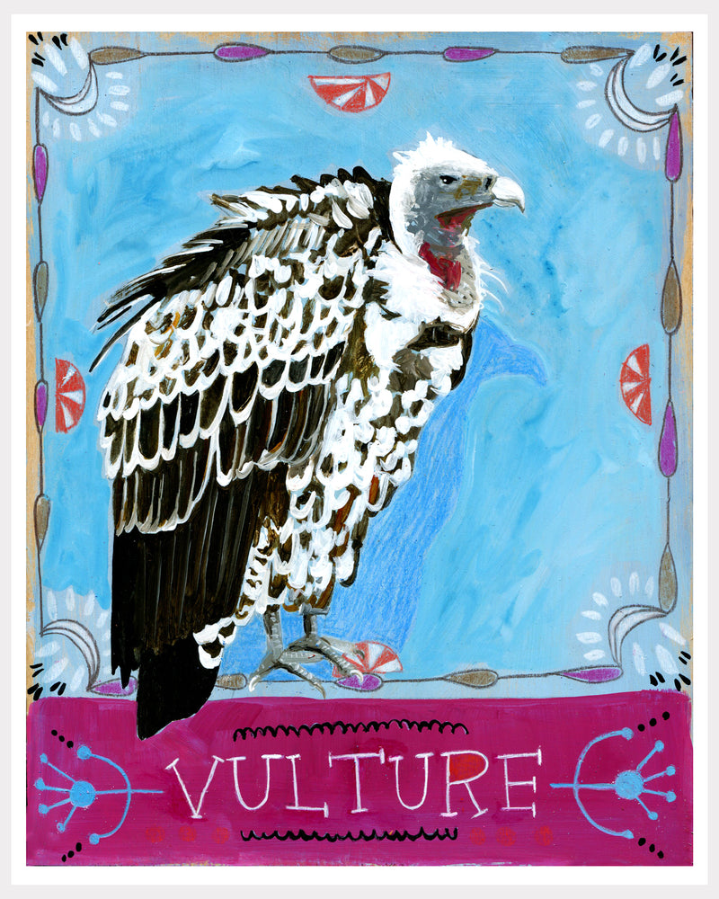 Animal Totem Print - Vulture