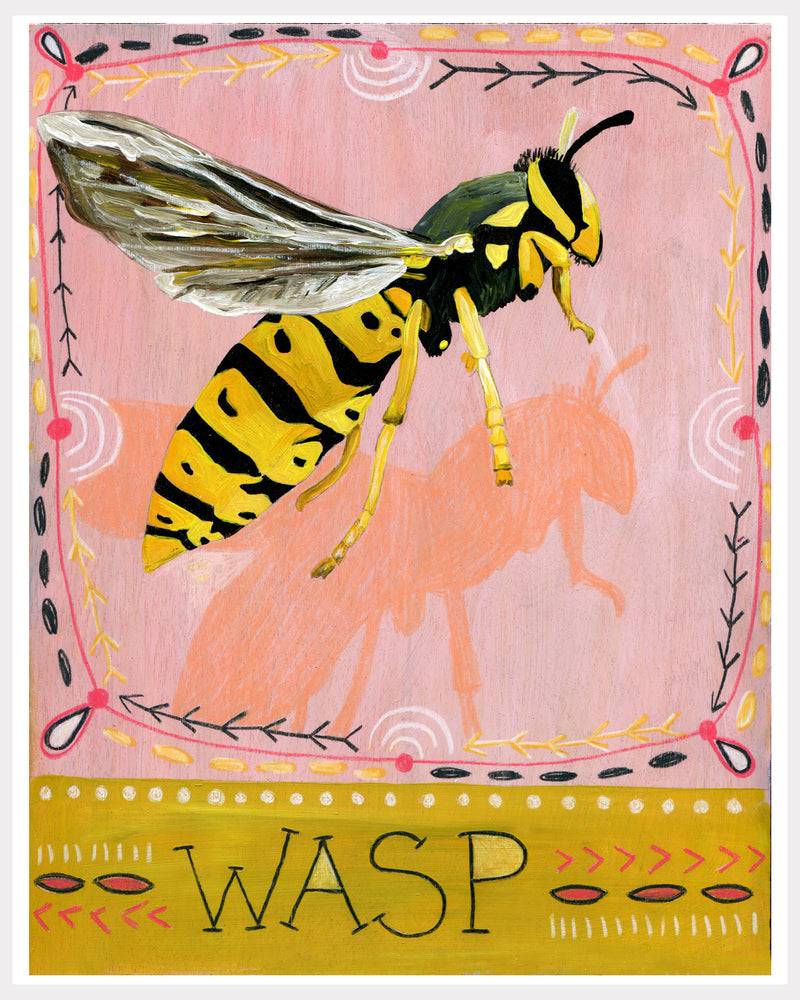 Animal Totem Print - Wasp