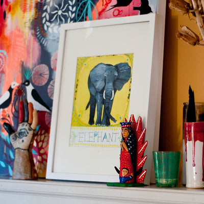 Animal Totem Print - Elephant
