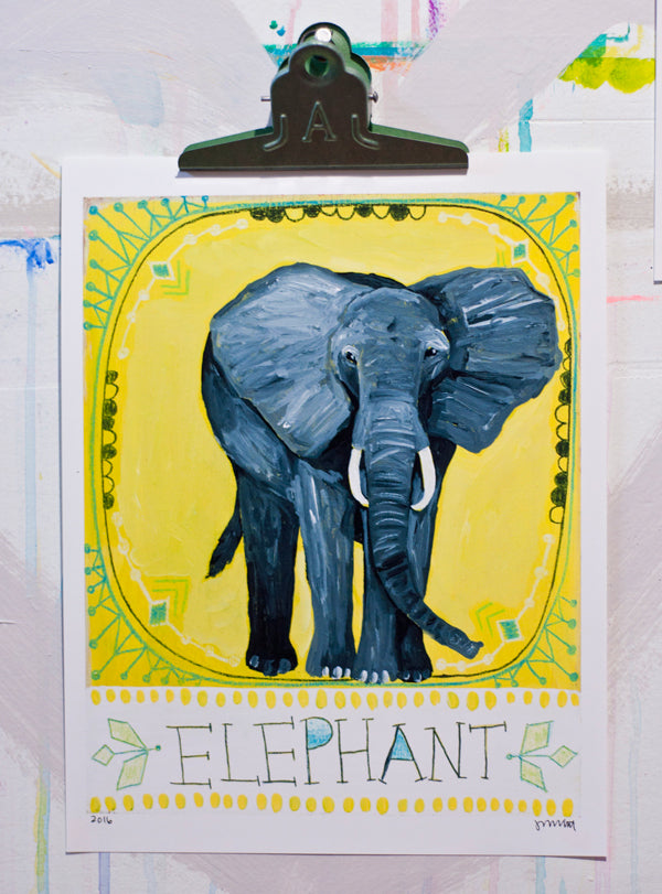 Animal Totem Print - Elephant