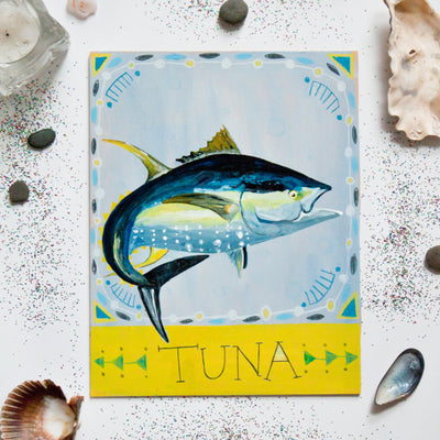 Animal Totem original painting - Tuna