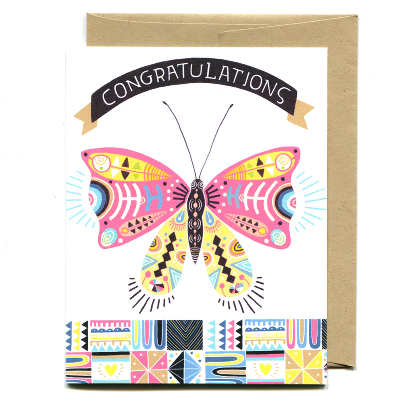 Butterfly Congratulations Card