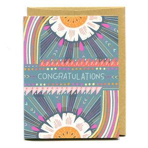Floral Congratulations Card