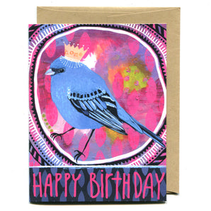 Bird Happy Birthday Card